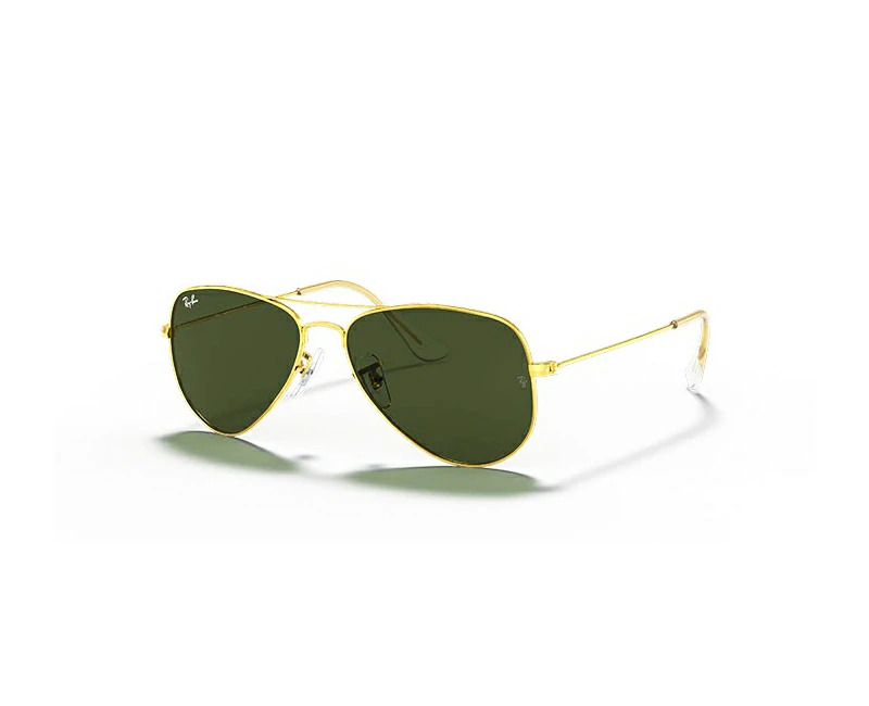 B3044 Aviator Extra Small Sunglasses Gold / Green